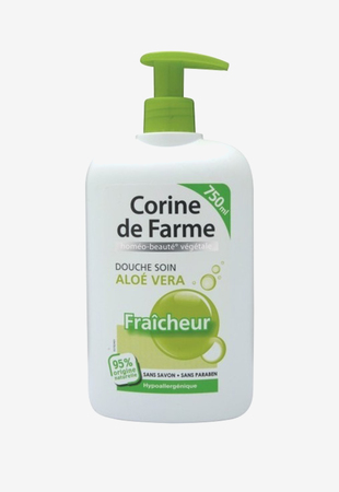 Corine De Farme Mleko za tuširanje Shower cream freshening aloe vera 750 ml