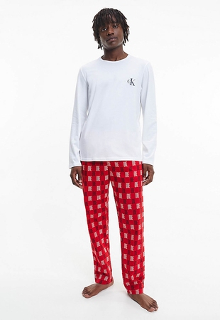 Calvin Klein Pižama dolg rokav