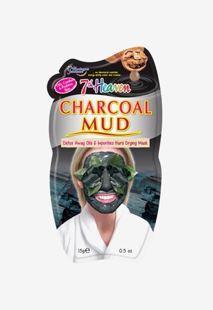 7Th Heaven Maska za obraz Charocal mud - za mastno, mešano in problematično kožo 15 g