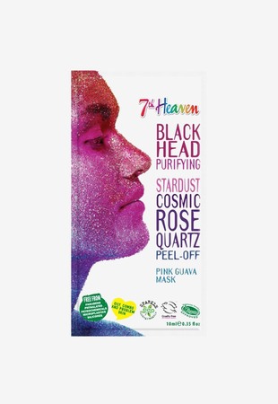 7Th Heaven Maska za obraz Stardust black head purifying cosmic rose quartz peel-off 10 ml