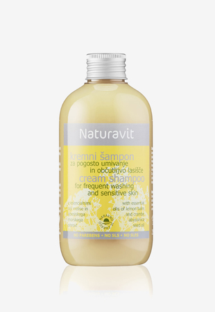 Naturavit Šampon za lase Kremni šampon za pogosto umivanje 250 ml